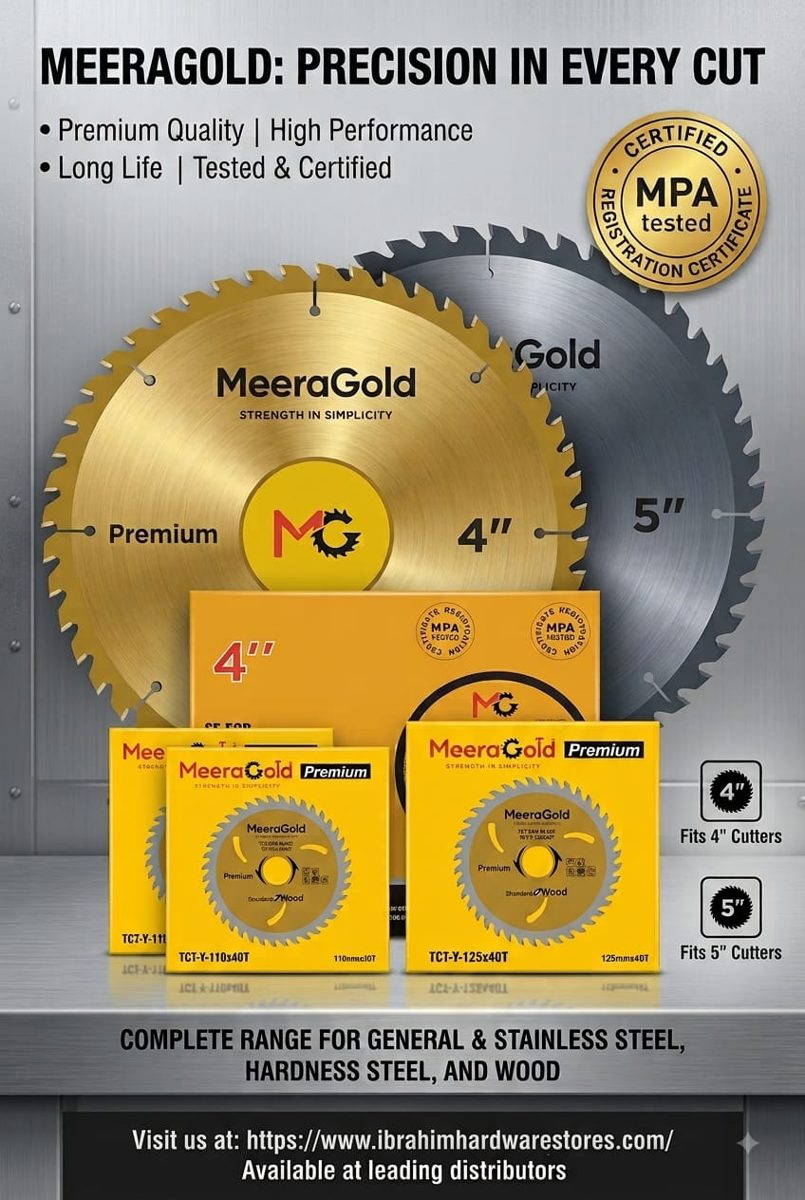 MeeraGold TCT saw blade precision cutting